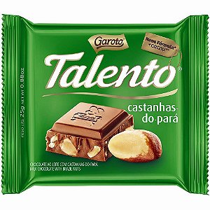 CHOCOLATE TALENTO 25G CASTANHA DO PARA