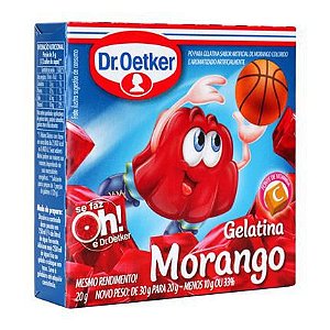 GELATINA DR.OETKER 20G MORANGO