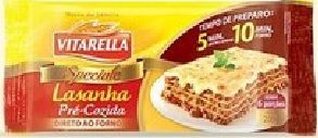 MASSA P/LASANHA 200G VITARELLA PRE-COZIDA