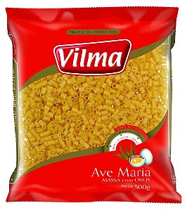 MASSA VILMA 500G AVE MARIA COM OVOS