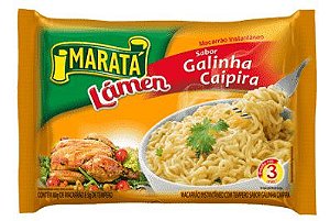 MACARRAO INSTANTANEO MARATA 85G GALINHA CAIPIRA