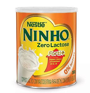 LEITE PO NINHO 380G FORTI+ ZERO LACTOSE