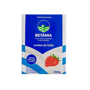 CREME DE LEITE BETANIA 200G