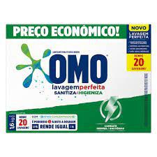 SABAO EM PO OMO 1,6KG SANITIZANTE CAIXA