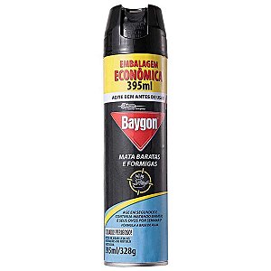 Inseticida Baygon Mata Baratas e Formigas 395Ml