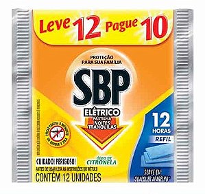 Inseticida Sbp Eletrico Refil Citron Leve 12 Pague 10