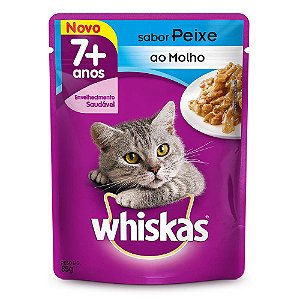 Whiskas 85G 7+ Peixe Ao Molho