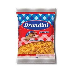 MASSA BRANDINI 500G PARAFUSO SEMOLA