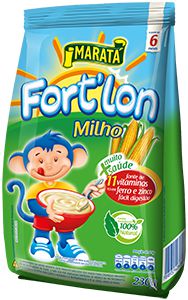 MINGAU FORTLON MARATA 180G MILHO SACHE