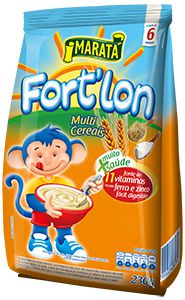 MINGAU FORTLON MARATA 180G MULTI CEREAIS SACHE