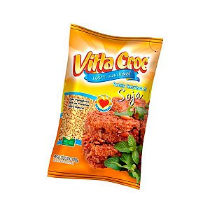 PROTEINA DE SOJA VITTA CROC 400G CARNE ESCURA