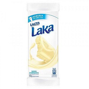 CHOCOLATE LACTA LAKA 90G CHOCO BRANCO