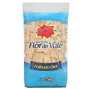 BISCOITO FLOR DO VALE FOLHADO DIET 250G