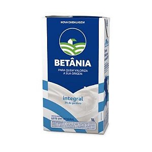 LEITE LIQUIDO BETANIA 1L INTEGRAL