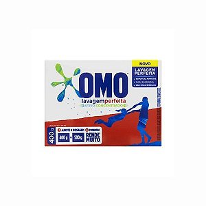 SABAO EM PO OMO 400G LAVAGEM PERFEITA CX