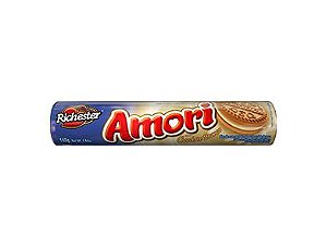 BISCOITO RICHESTER 125G AMORI CHOCOLATE BRANCO