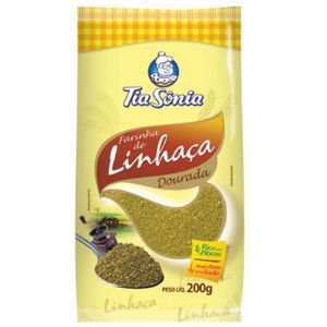 FARINHA DE LINHACA TIA SONIA 200G DOURADA