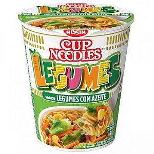 CUP NOODLES NISSIN 67G LUGUMES C/AZEITE