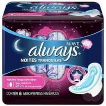 ABSORVENTE ALWAYS NOTURNO C/ABAS SUAVE C/8UNDS