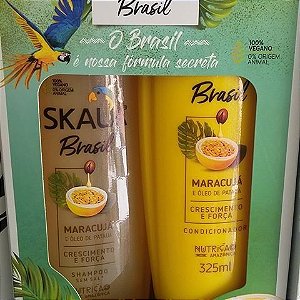 KIT SHAMPOO E CONDICIONADOR  SKALA 650ML MARACUJA