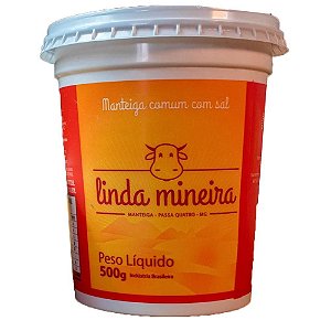 MIX MANTEIGA E MARGARINA LINDA MINEIRA 500G