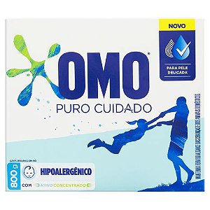 SABAO EM PO OMO 800G PURO CUIDADO CX