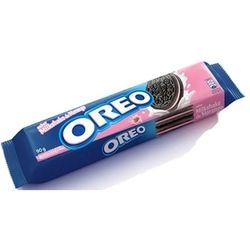 BISCOITO OREO 90G RECHEADO MILKSHAKE MORANGO