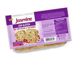 PAO S/GLUTEN JASMINE 350G FRUTAS/CASTANHAS