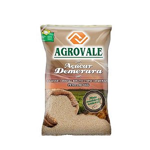 ACUCAR DEMERARA AGROVALE 1KG