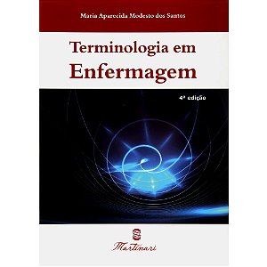 Terminologia Em Enfermagem 4ª Edição - Editora Martinari