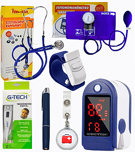 Kit Material De Enfermagem Coloridos Premium Completo