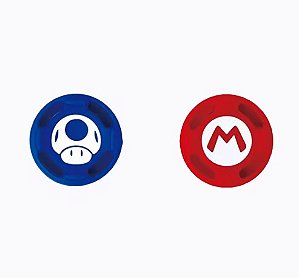 Protetor Analogico Nintendo Switch - Par Mario e Toad