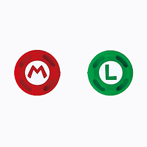 Protetor Analogico Nintendo Switch - Par Mario e Luigi