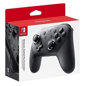 Controle Nintendo Switch Pro Cinza