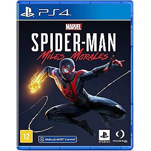 Jogo Spider-man Miles Morales - PS4
