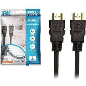 Cabo HDMI 1.4 4k 1 Metro PIX