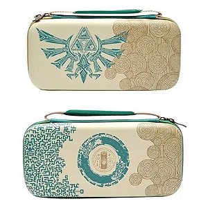 Case para Nintendo Switch V1 e V2 e Oled Zelda - Dourada