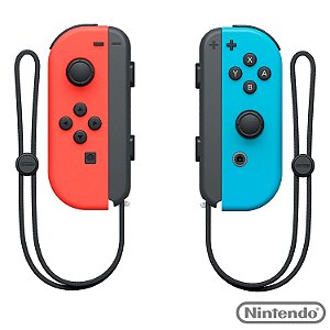 Controle Joy Con Nintendo Switch Vermelho e Azul