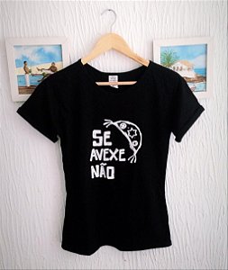 T-shirt feminina Se Avexe Não Tumblr, baby look, blusinhas