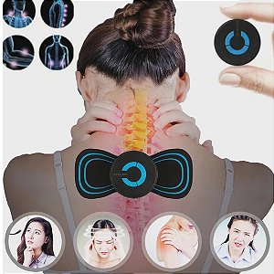 Kit Massageador Elétrico para Pescoço, Cintura, Perna e Cervical