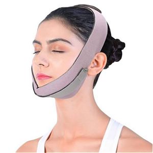 Cinta Facial Efeito Lifting Sem Dor P/ Uso Diurno Noturno