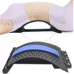 Alongador Lombar Suporte Massageador Quiropraxia Portátil