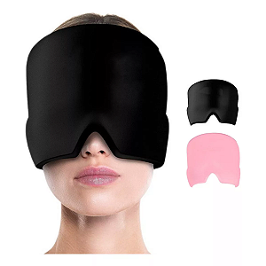 Touca Alivia Dores De Cabeça, Enxaqueca Mascara Tapa Olhos