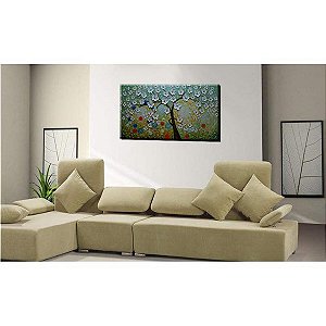 Quadro Pintura Tela contemporâneas árvore impermeável 5439