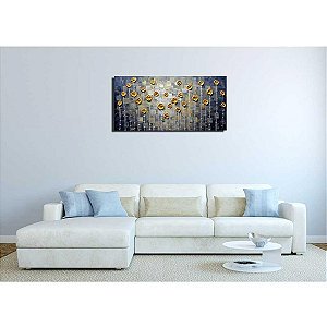 Quadro Pintura Tela claramente textured abstrata 5456