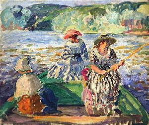 Quadro Pintura Tela pintadas henri lebasque expedição 5476