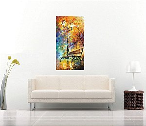 Quadro Pintura Tela Cidade Paisagem Urbana 2048