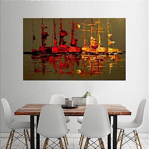 Quadro Pintura Tela Moderna Marinas 2427