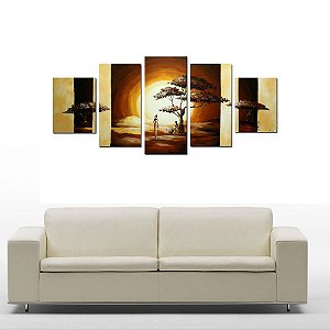 Quadro Decorativo Africano Paisagem 43