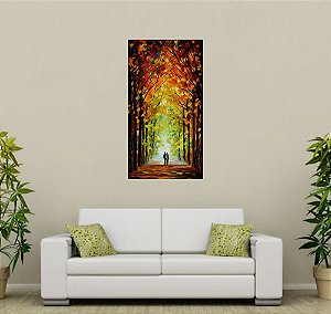 Quadro Pintura Tela Cidade Paisagem Urbana 4322